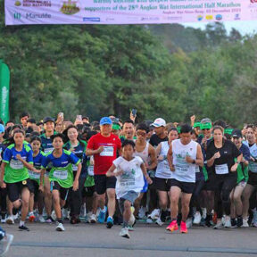 【シェムリアップ】アンコールワット国際ハーフマラソンが記録的な参加者数