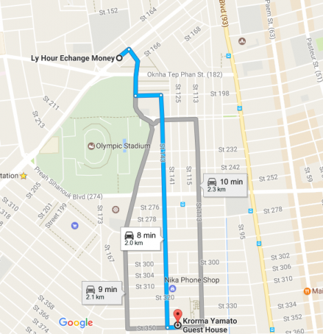 オルセーマーケット近くです